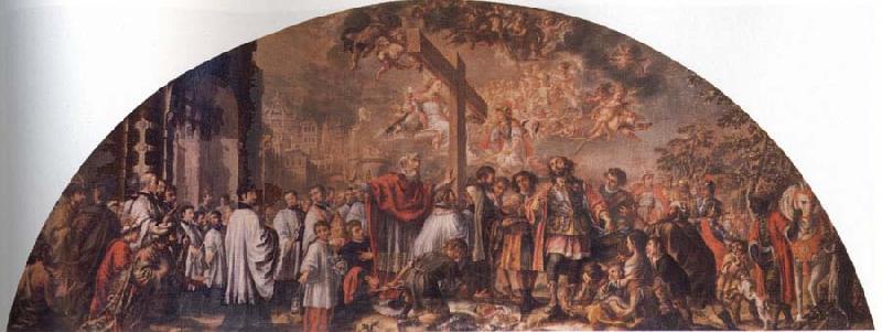 Juan de Valdes Leal Exaltation of the Cross Spain oil painting art